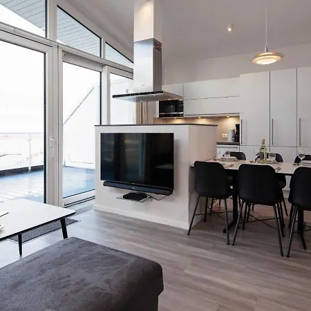 Moderne Penthauswohnung Am Hafen Apartament